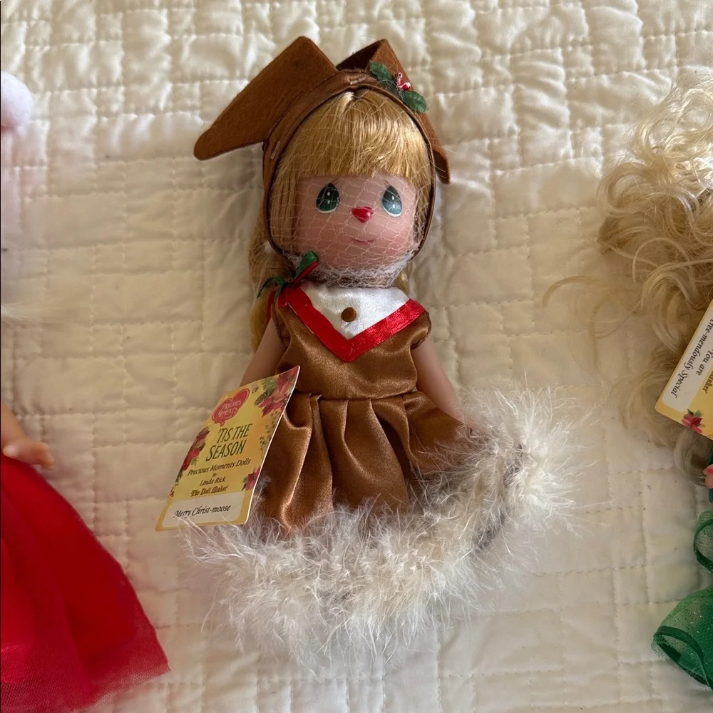 Precious Moments ‘Tis The Season Dolls by Linda Rick - Picture 4 of 12